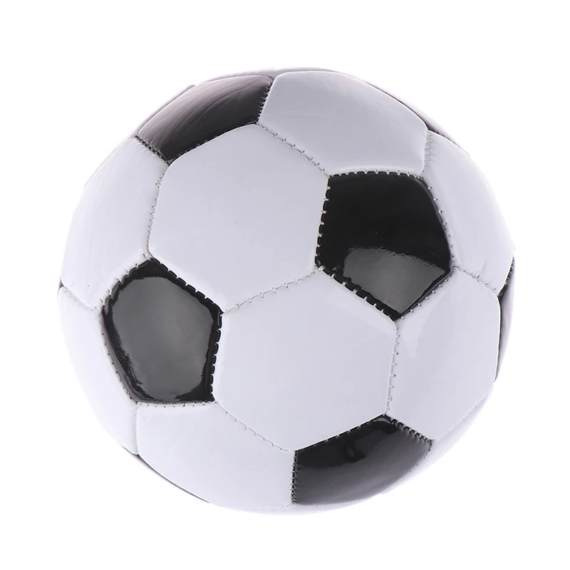 Ballon de football en PVC pour enfants, taille 2, noir et blanc, classique, entraînement, Ik, 1 pièce