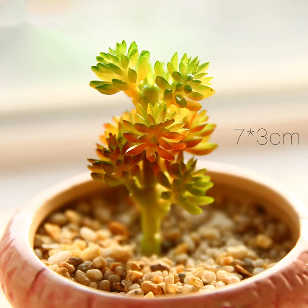 Artificial Plants Grommet Succulent Cactus Unpotted Drape Succulents