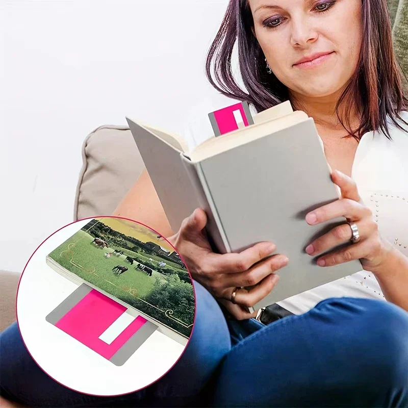 Strisce di lettura guidata di grandi dimensioni da 8 pezzi Evidenzia sovrapposizioni Righelli di tracciamento di lettura multicolori per segnalibri dislessici