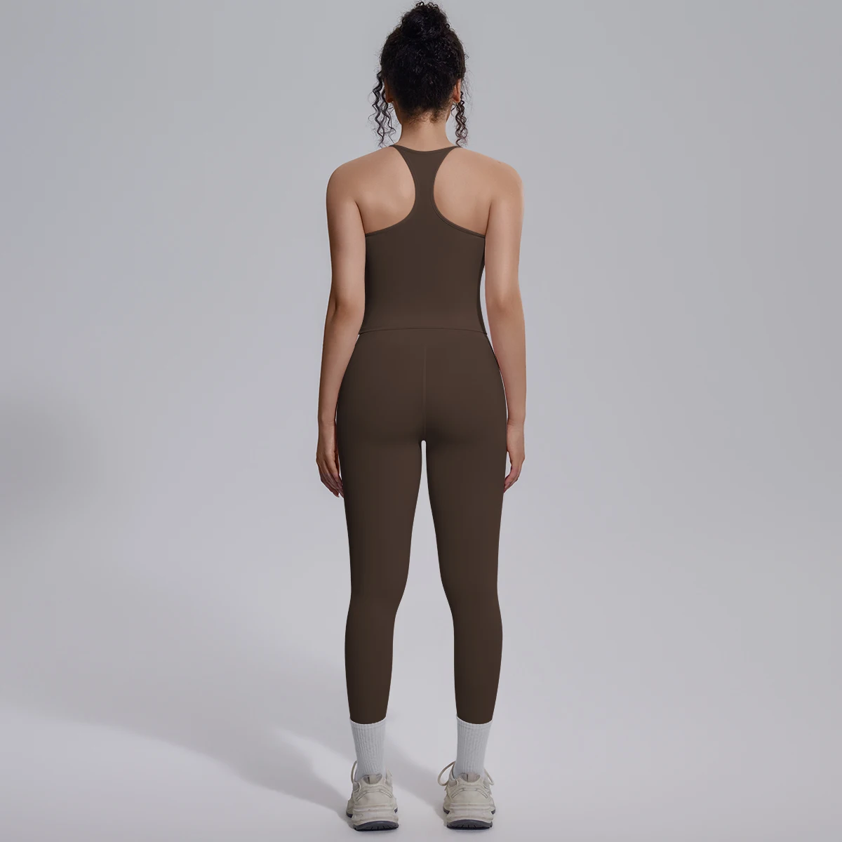 Quick Drying Legging Outdoor Running Yoga Set for Womans High Waisted Push Up Female Pants Gym Sexy Beautiful Back Vest Yoga Set