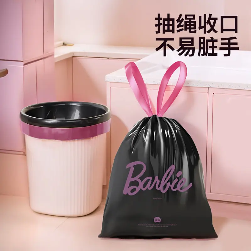 Anime Barbie Garbage Bag Thickened Household Durable Large Portable Large Capacity Disposable Garbage Bag Gift Pvc 45X50 Cm