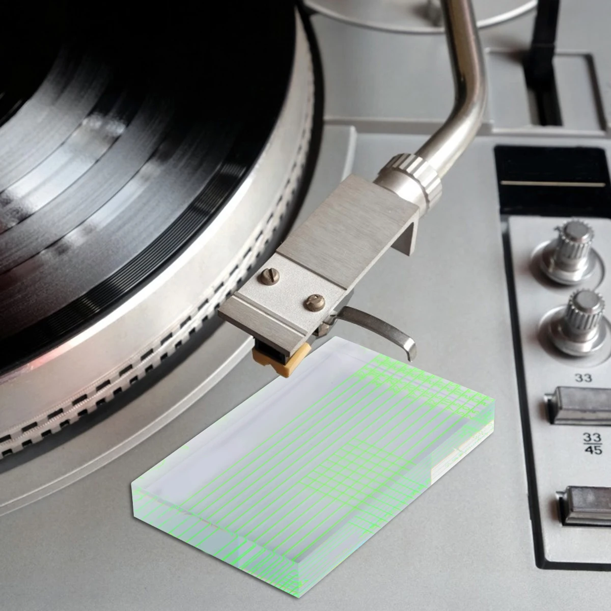 

Vinyl Machine Adjustment Tools Phonograph Horizontal Measurement Player Ruler Balancing Azimuth Scale Practical Durable