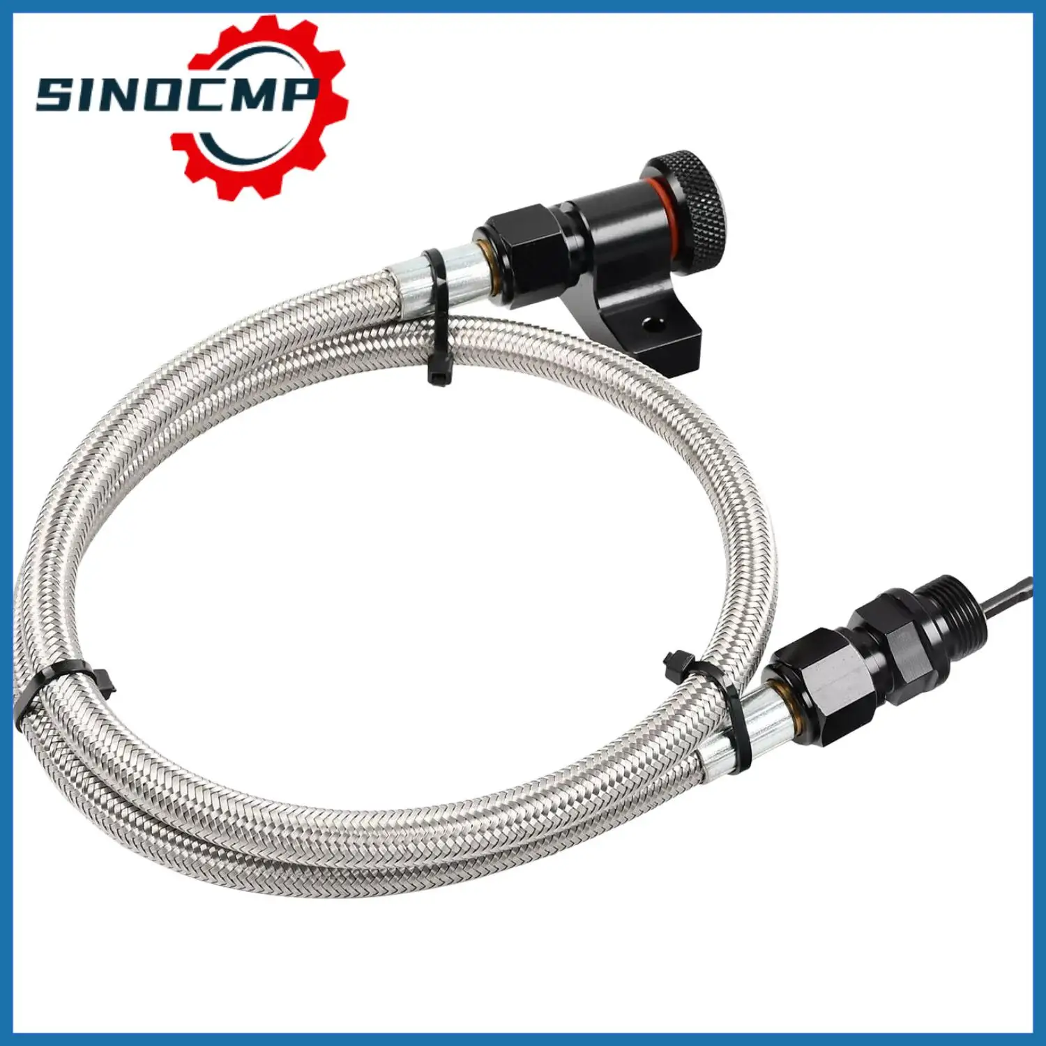 

1Pcs Braided Stainless Steel 22200 Automatic Transmission Dipstick 2010-19 F-150 Cars Transmission Accessories