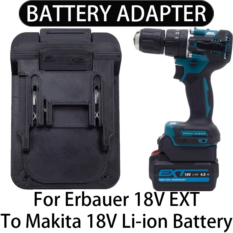 

Battery Adapter/Converter for Maita 18V Li- Ion Tools to Erbauer 18V EXT LI-Ion Battery Adapter Power Tool Accessory