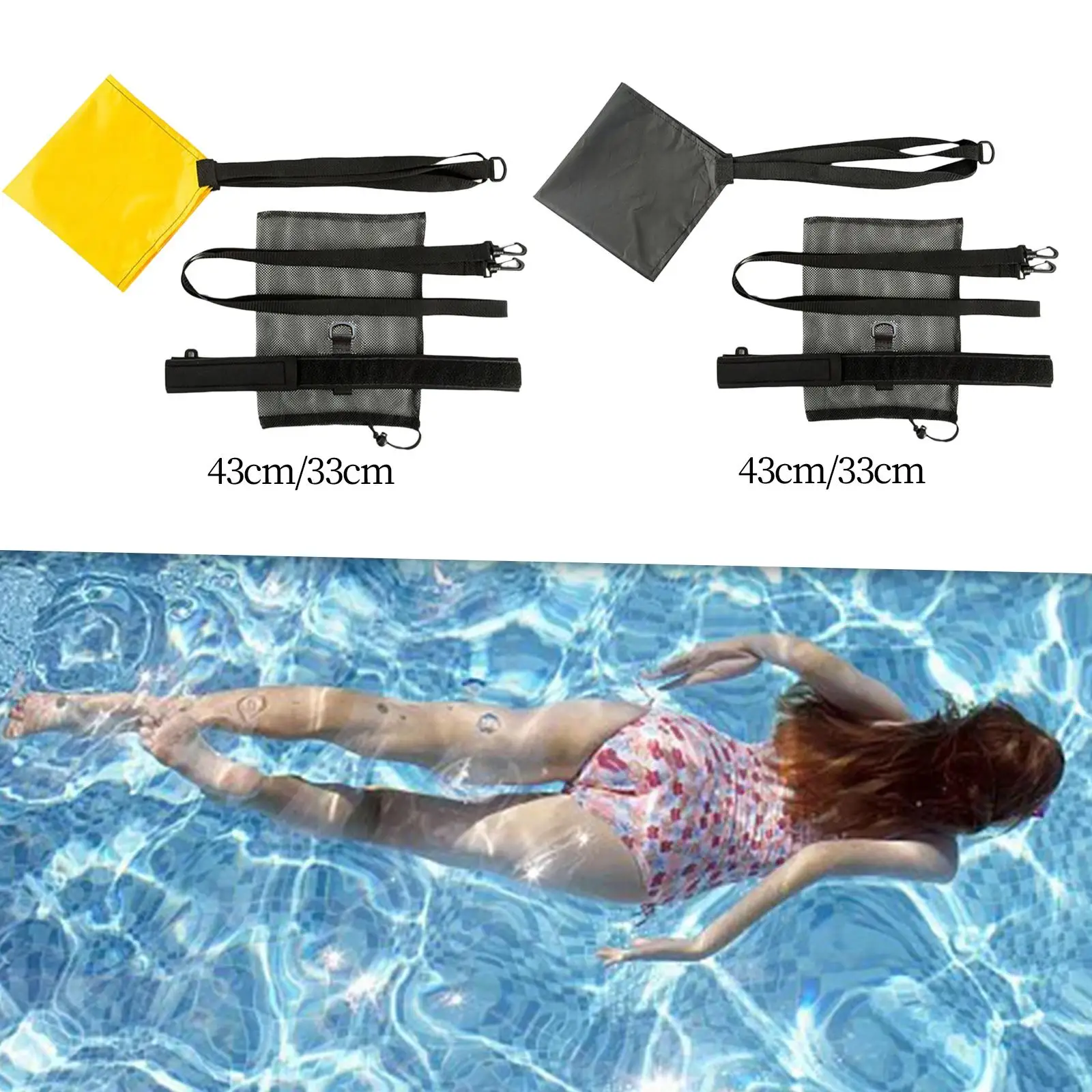 Swim Parachute Swimming Resistance Belt Beginners Device Training Equipment