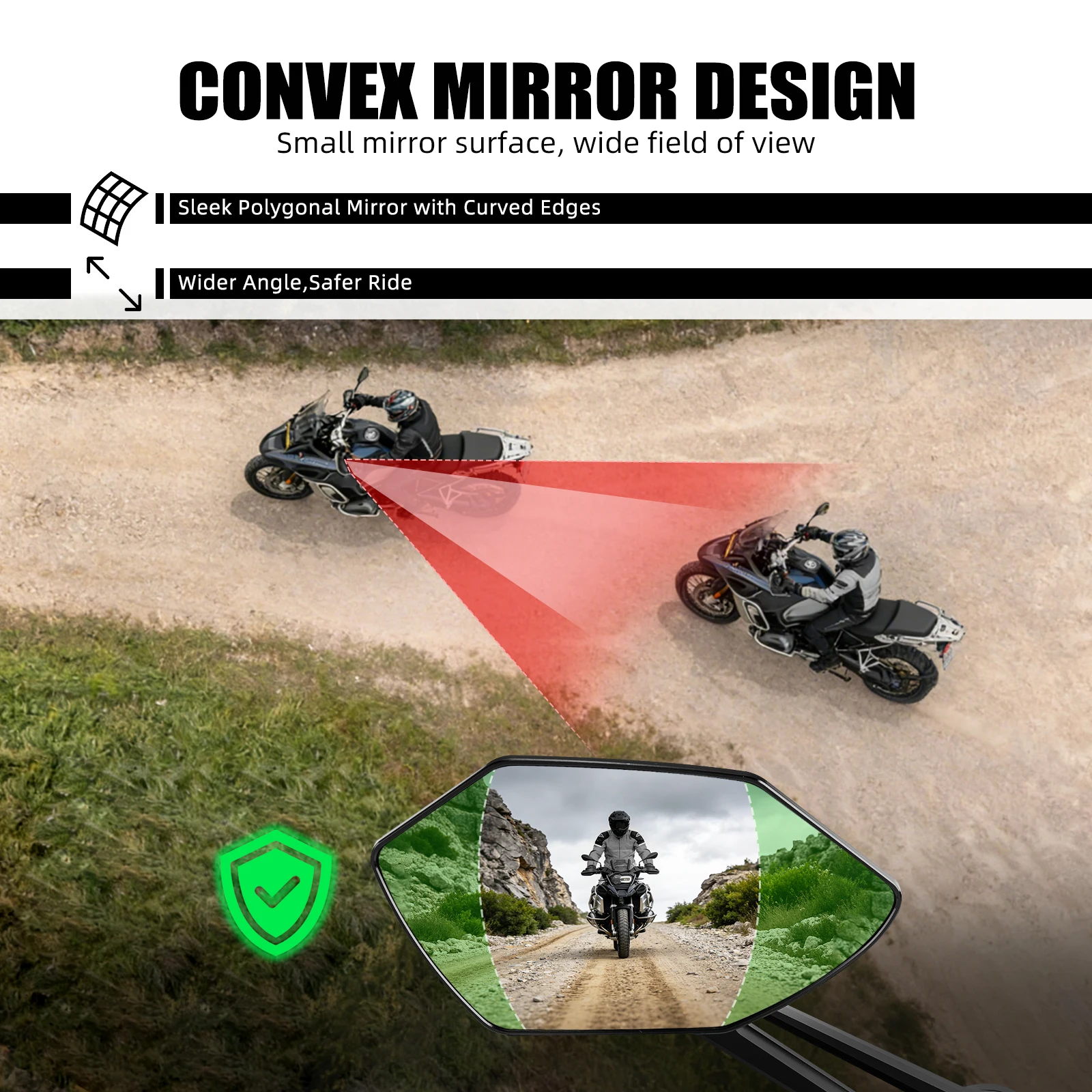 2024-2025 Für BMW GS1300 R1300GS R1300GS Adventure GSA Faltbare Rückspiegel R1200GS ADV 2013-2018 R1250GS ADV 2018-2025 – Detail 4