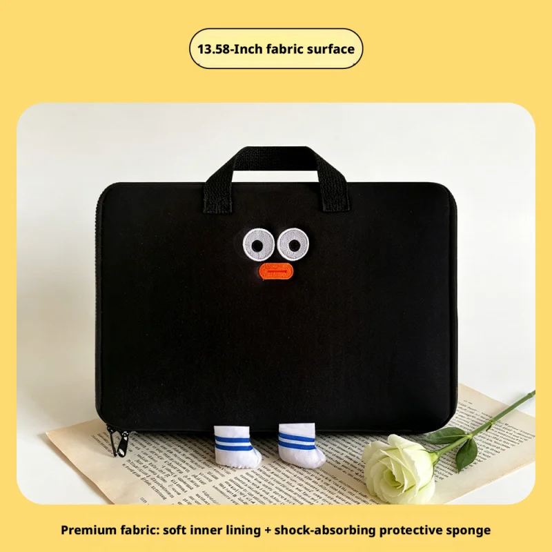 Large Capacity Multifunctional Laptop Handbag Document Bag File Bag for iPad Portable Digital Storage Travel Bag