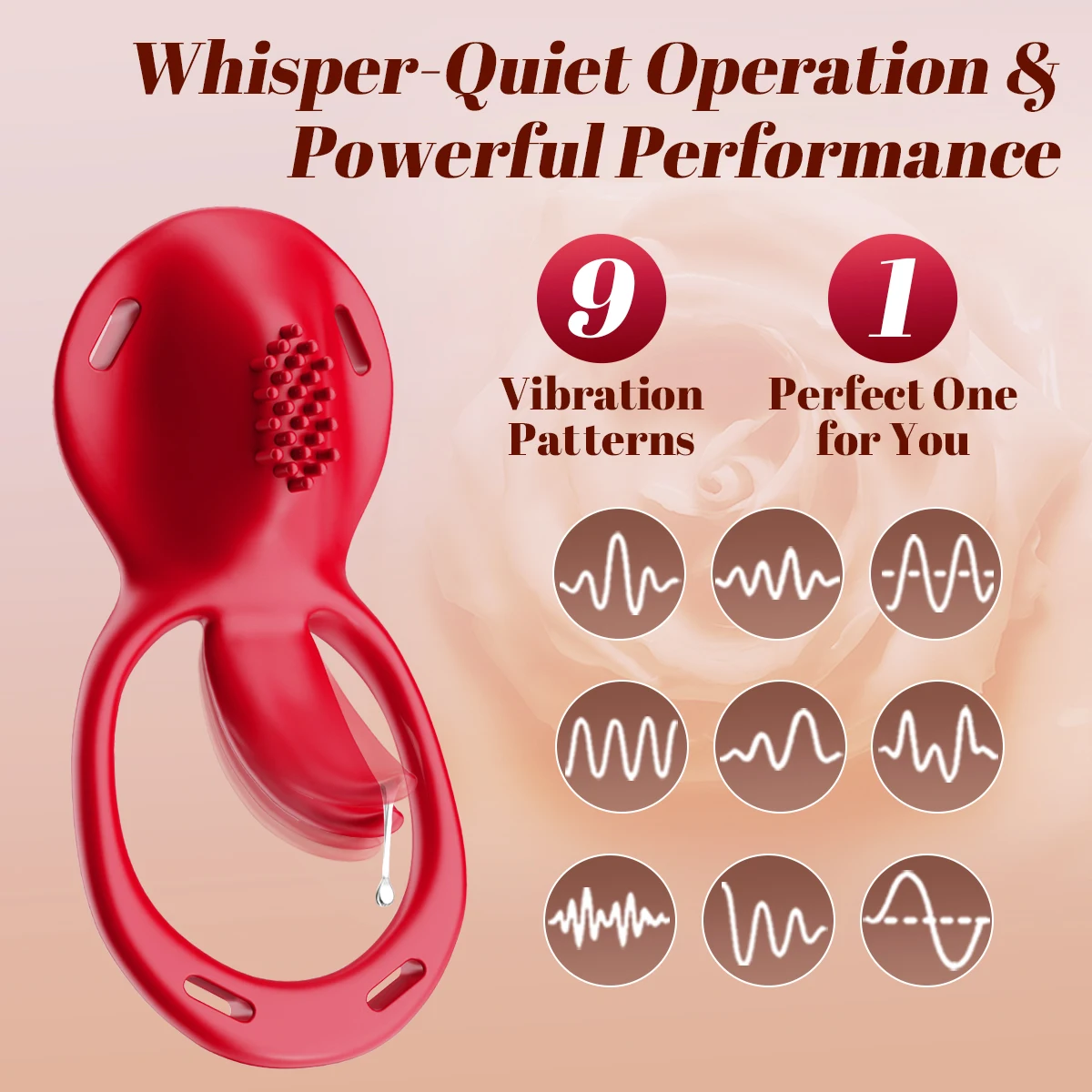 APP Wireless Control Wearable Panty Tongue Vibrator Female Vibrating Penis Ring Clitoral Stimulator Adult Couple Sexy Toys view 2