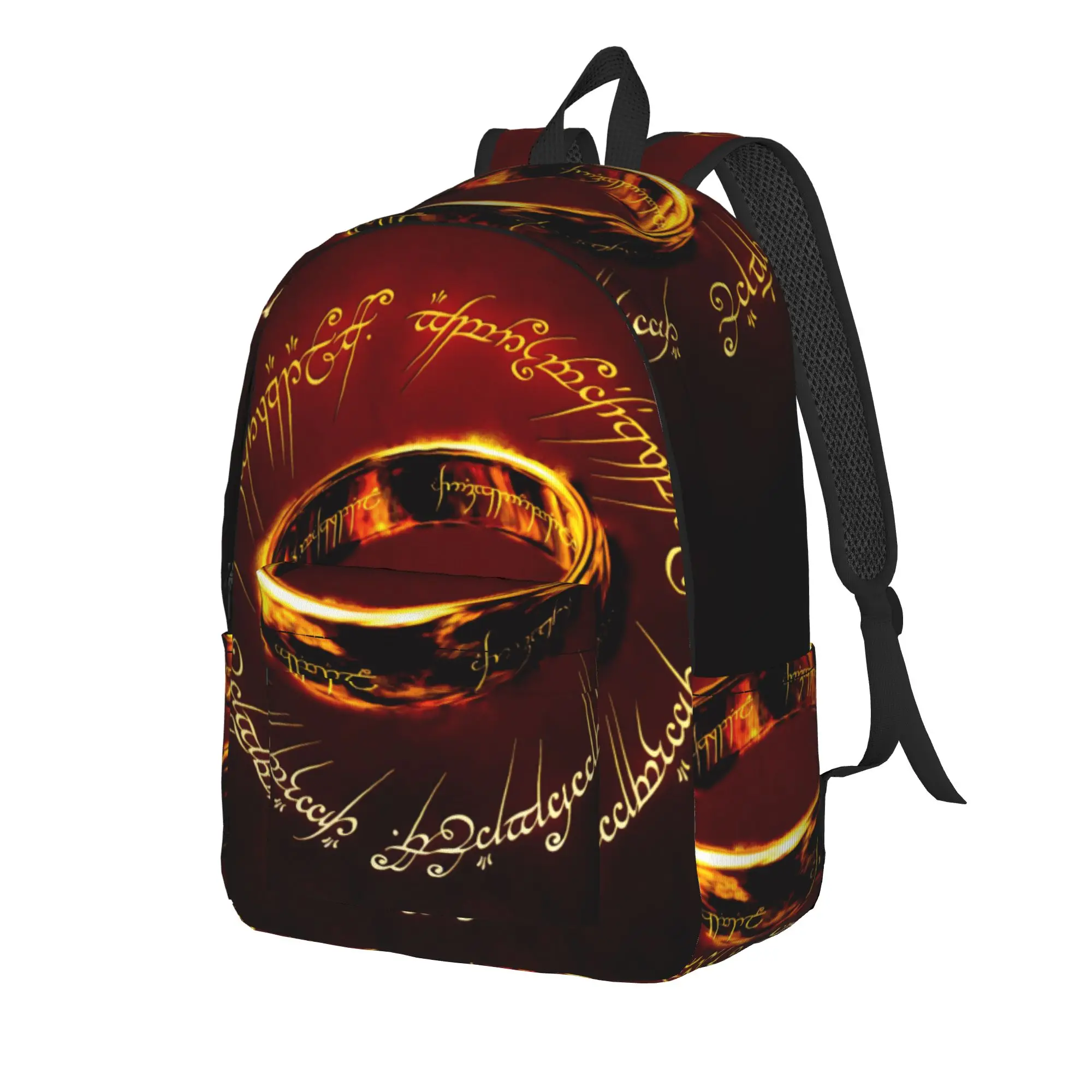 L-Lords Of The R-Rings Middle Earth (1) Backpack  Funny Backpacks Women Men Travel Soft High School Bags High Quality Rucksack