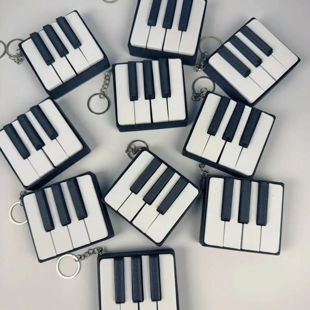 PLA Material Fidget Clicker Sound Miniature Size 3D Printed Pre-Assembled Mechanical Feel Piano Fidget Adults Fidgeting