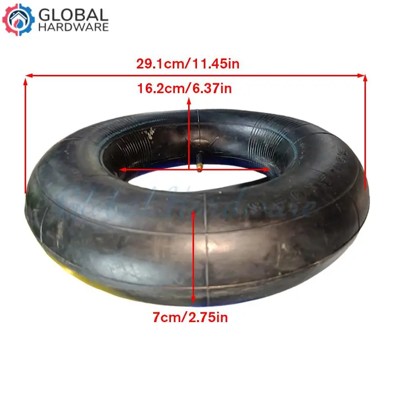 High Quality Black Butyl Rubber Inner Tube  4.10/3.50-6 Inner Tube Camera Electric Scooter Accessories