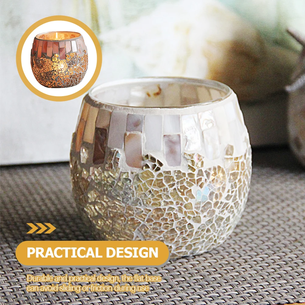 

Premium Glass Holder with Flat Base Ideal for Living Room Dining Room Table Centerpiece Stands Home Decor Item