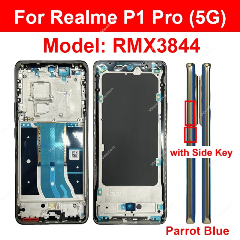 Middle Housing For Realme P1 Pro 12 Pro 12Pro Plus 12X 5G Middle Housing Frame Front LCD Frame Cover Repair Parts view 3