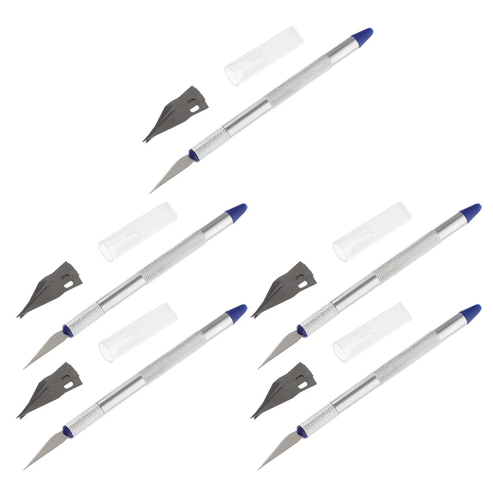 

5Sets Pen Shaped Safety Engraving Cutter Aluminum Craft Cutting Tool for DIY Scrapbooking Paper Carving Home School Office