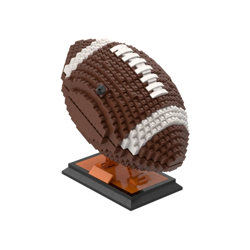 MOC 1070PCS American Football Championship Trophy Sports Display Model Building Blocks Bricks Advanced Building Sets Adults Fun