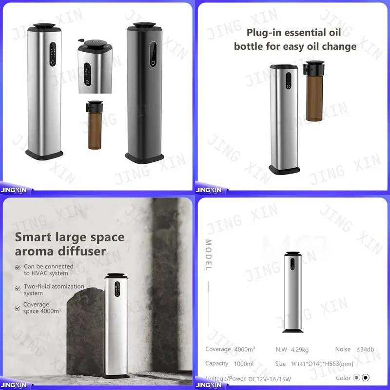 custom for Large Capacity Floor Standing Scent Diffuser Machine Smart Control Essential Oil Aroma Diffuser for Hotel Lobby