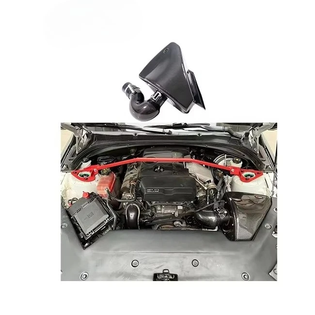 

3k Twill Carbon Braided Gloss 100% Dry Carbon Fiber Cold Intake System for ATS 2.0T 2014-UP