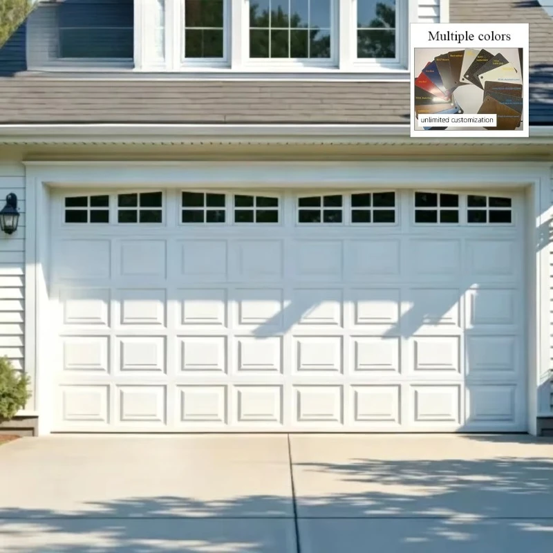 Professional Manufacturer Classic Grid/Flat Automatic Hanging Sectional Door Insulated Garage Door