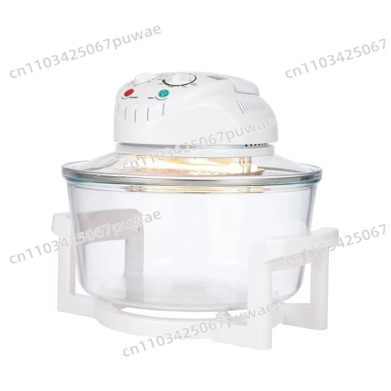 110V Glass Visual Air Fryer Light Wave Oven