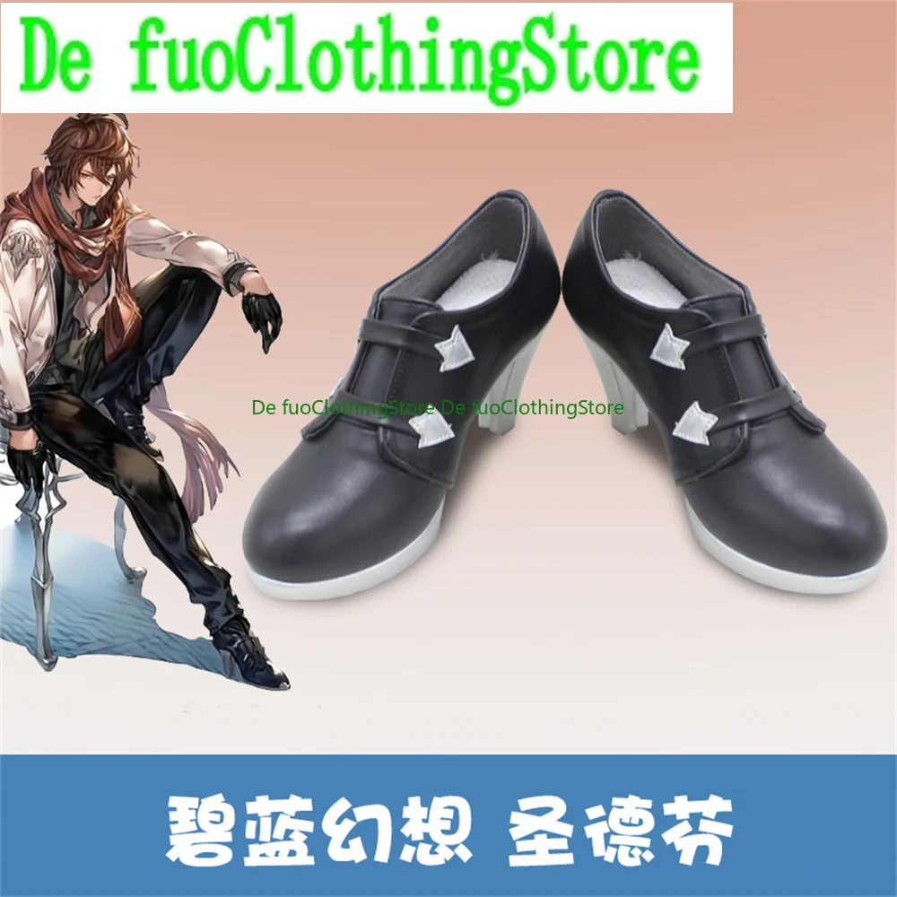 

Granblue Fantasy Sandalphon Обувь для косплея Сапоги Игра Аниме Вечеринка Хэллоуин Рождество DefuoClothing Магазин обуви