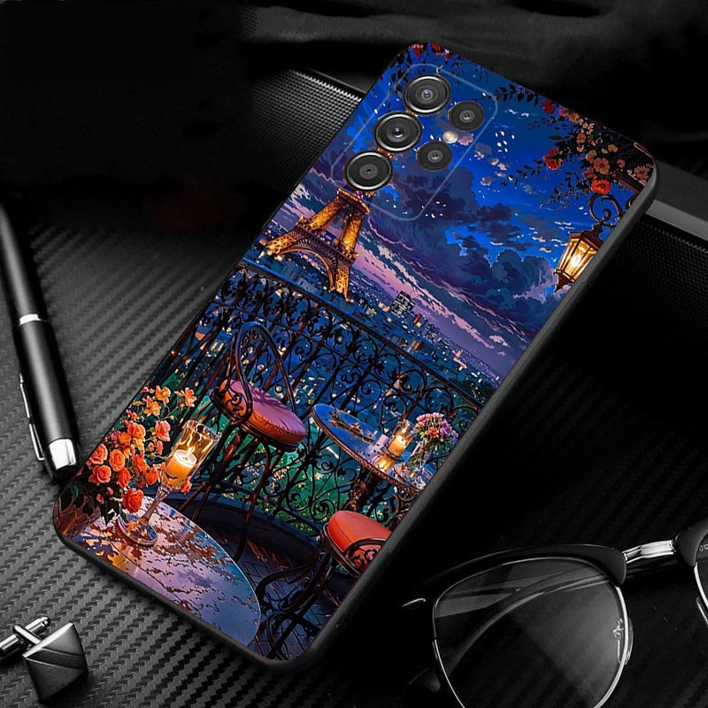 

Eiffel Tower Phone Case For Samsung Galaxy S25 S24 S23 S22 Ultra S24 S23 S22 S21 Plus S25 Edge S24 S20 FE