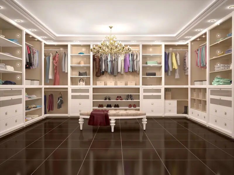 High-Quality Large Capacity Wardrobe Closet Organizer, MDF Wooden Cabinet for Storing Clothes
