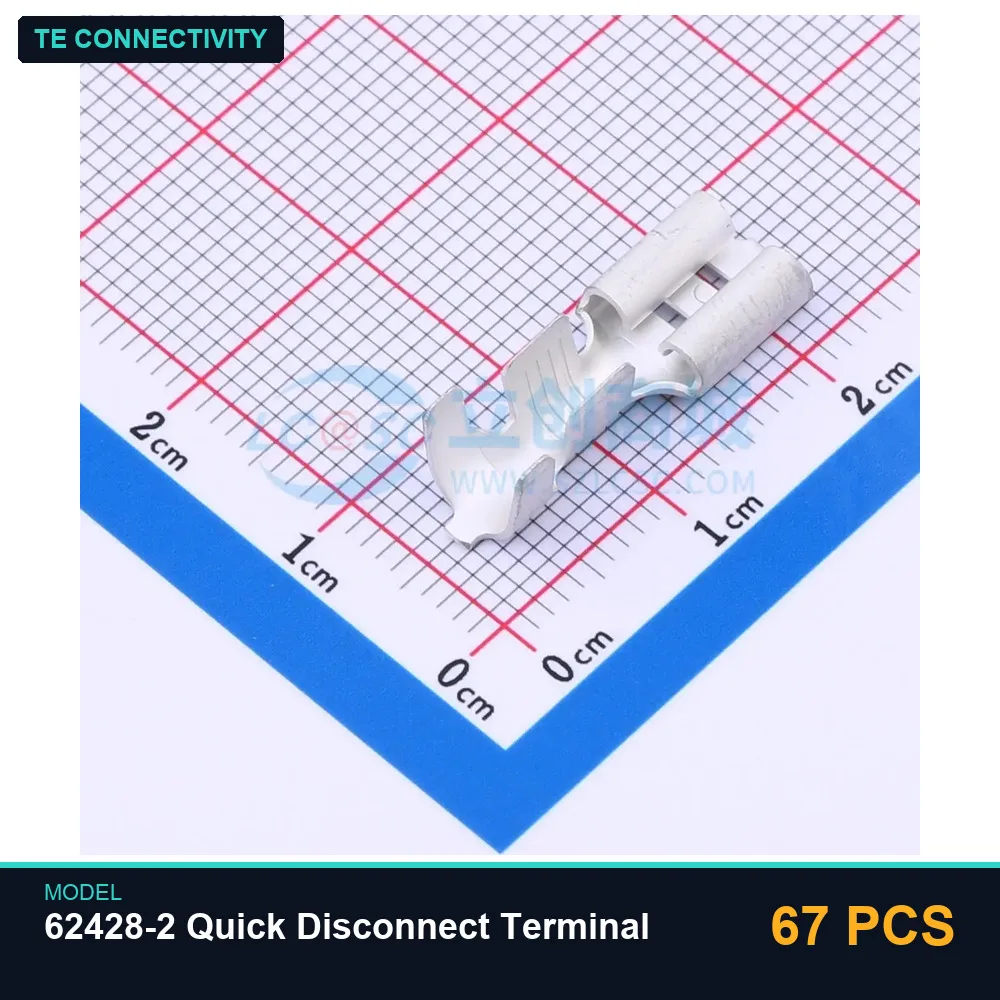 67 PCS TE Connectivity 62428-2 Quick Disconnect Terminal