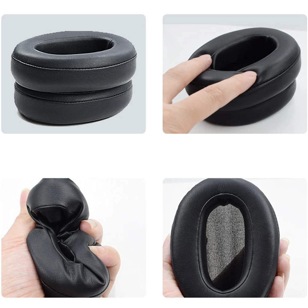 

2pcs Ear Pad For Headphones Black Replacement Sponge Cushion Compatible With Wh-Xb900N Cover Lightweight Durable Headset