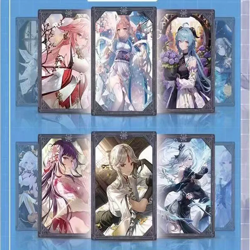 Goddess Story Collection Card Booster Box Male God Yika Healing Time Golden Frame Drip Glue Charming Comic Girl Transaction Card