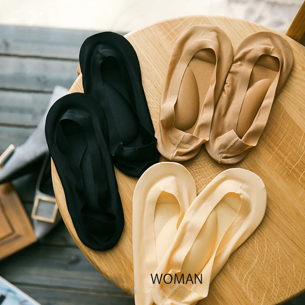 Insoles 1 pair with Gel Pads Health Care Foot Massage Arch Support 3D Socks Sock Slippers Invisible Socks view 2