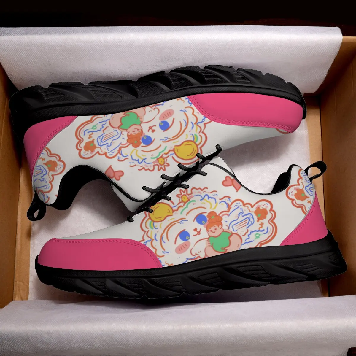 تخصيص أحذية العلامة التجارية الراحة الانزلاق على الذكور عادية في الهواء الطلق تنفس أحذية المشي غير رسمية هالوين الرجال اليقطين أحذية رياضية