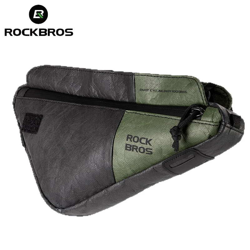 ROCKBROS Waterproof DuPont Paper Bicycle Bag Environmental Tyvek Durable Bicycle Bottom Tube Cycling Messenger bags