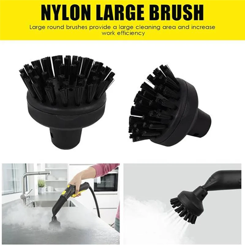 

B98A-Common Nozzle Brush Set For Karcher SC1 SC2 SC3 SC4 SC5 SC7 Steam Cleaner Replacement Parts Stubborn Stain Removal