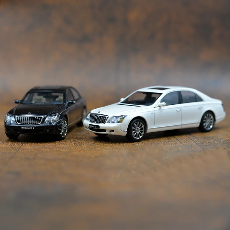 Diecast 1/43 Scale Maybach 57S luxury Sedan Simulation Alloy Car Model Static Display Collectible Toy Gift Souvenir Decration