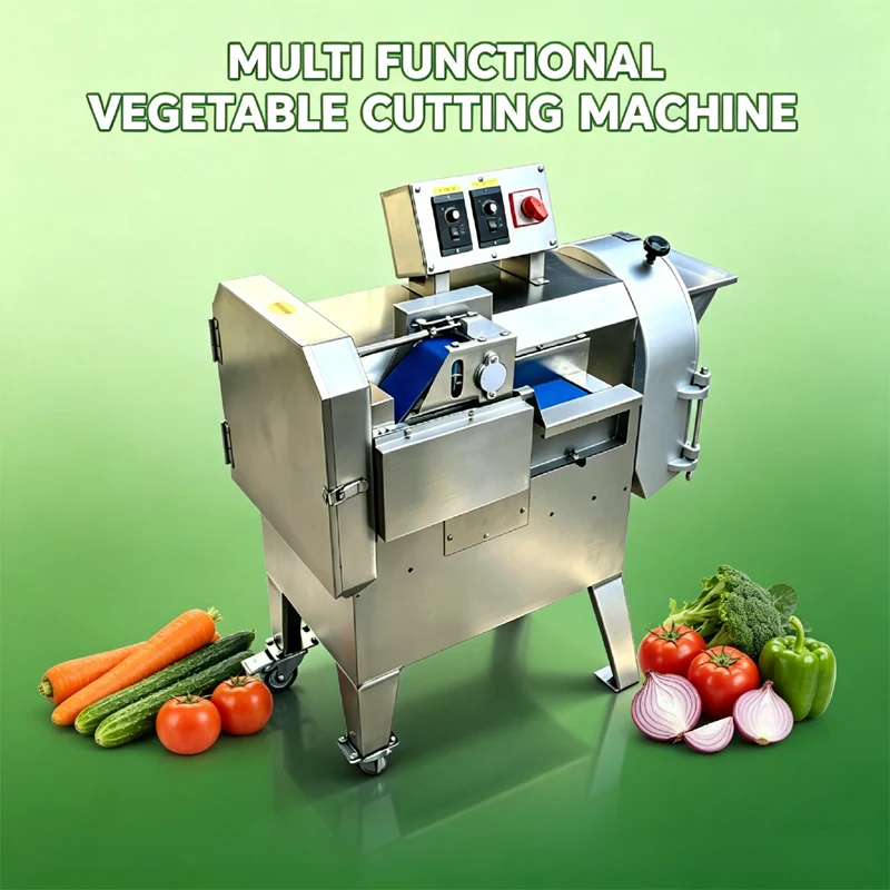 Multifunctional Vegetable Cutter Machine For Slicing Shredding Dicing And Segmenting Large Vegetable Processing Equipment