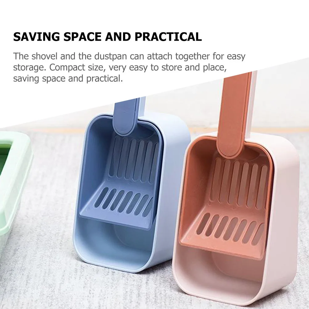 

PVC Cat Litter Shovel Scoop Holder Portable Cleaner Tools Pet Accessory Full Toughness Easy Clean Lightweight Compact