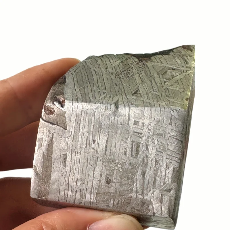 244.5g Muonionalusta Iron Meteorite Specimen Iron Meteorite Slice Natural Meteorite Material Collection - CC166