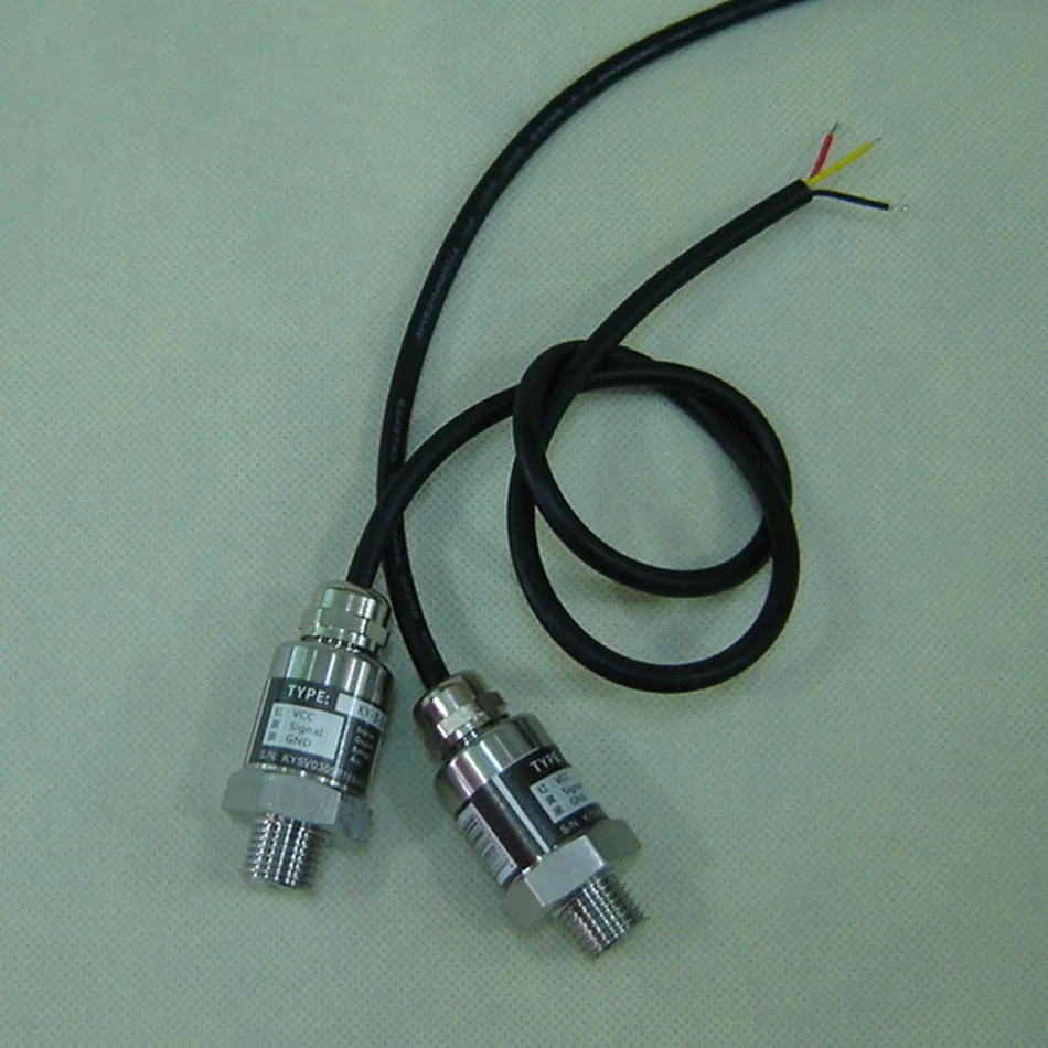 Pressure Sensor, Variable Frequency Pump Water Pressure Sensor, Three-wire Waterproof Lead, Range 0-1.6 Mpa