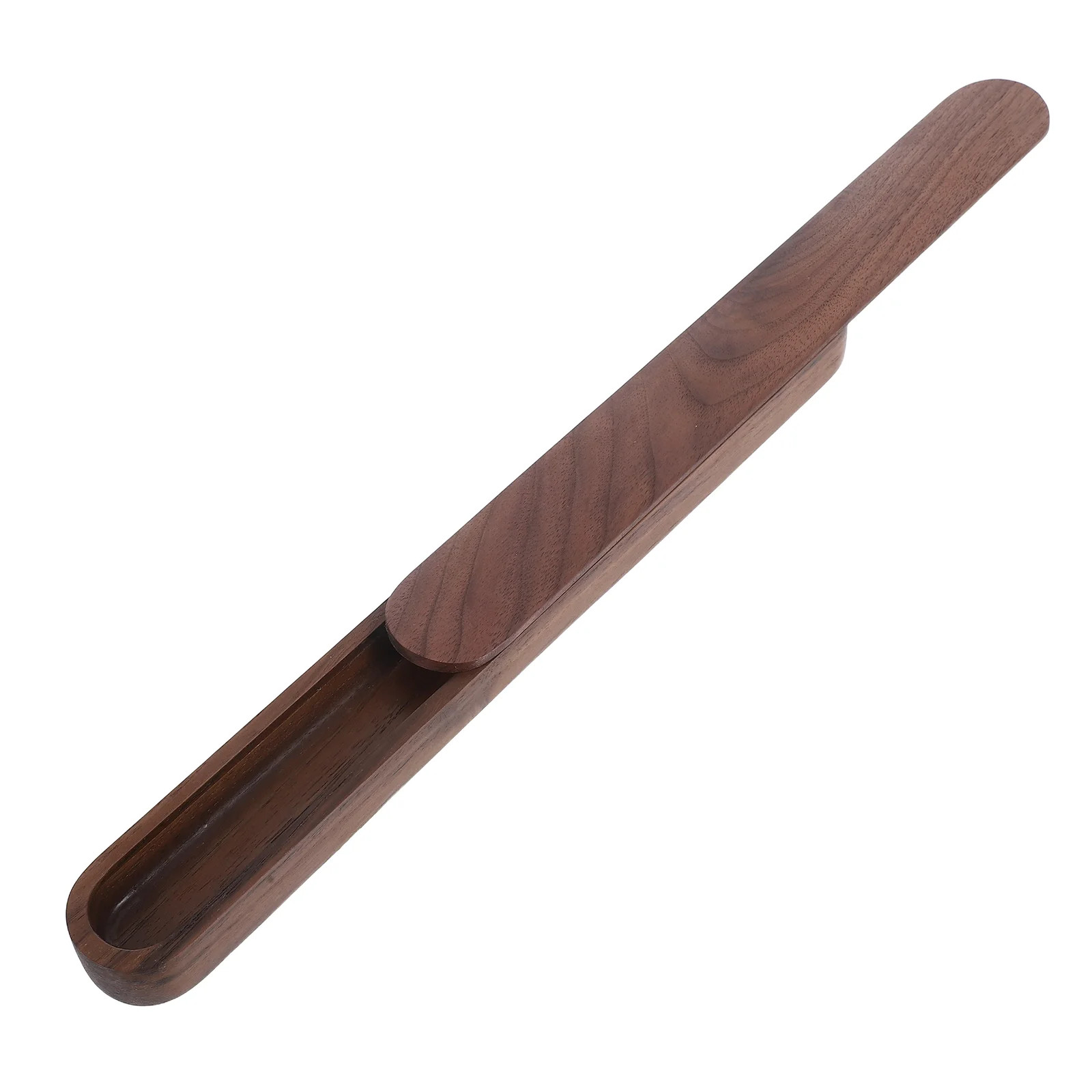 

Wooden Tableware Storage Box Travel Chopsticks Case Slide Flatware Organizer Utensil
