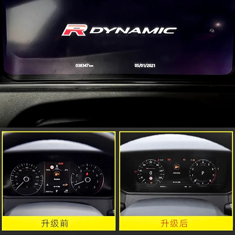 SAAR Compatible with Land Range Rover Sport Executive L494/L405 Upgrade 2020 Model LCD Dashboard Odometer Tachometer