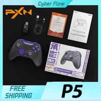 PXN P5 8K Three Modes Bluetooth Wireless Gamepads 8000Hz Polling Rate Hall Trigger For PC NS Phone Customized Gaming Controllers