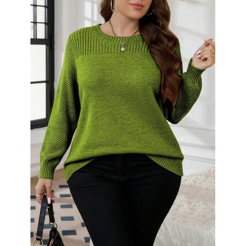 

Knitted Lantern Sleeve Top Women's Cashmere Sweater Nine-Length Sleeve Deformable Easy Cross-Border Q 45962 Sve Knitwear