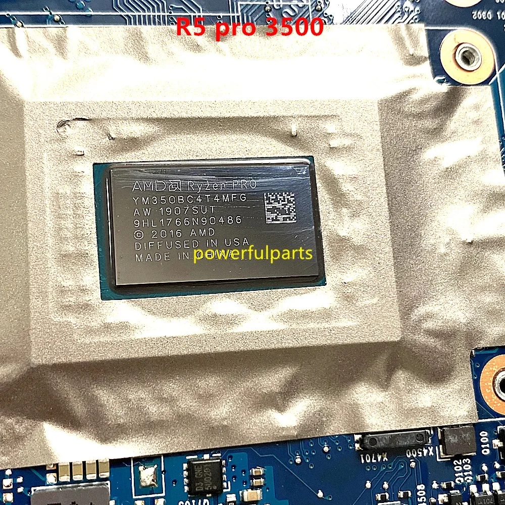 100% Berfungsi Untuk Motherboard HP EliteBook 745 G6 755 G6 R5 Pro 3500 Cpu On-Board 6050A3044201-MB-A01 L62295-601 L62295-001
