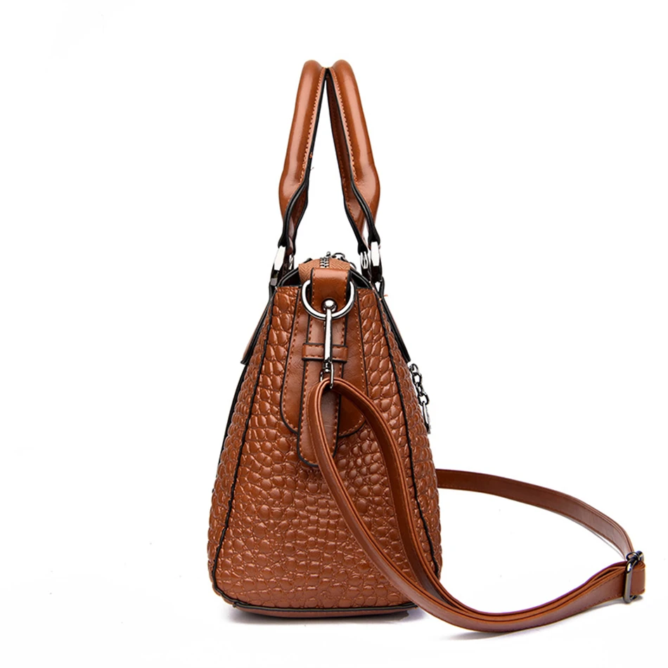 Luxury Designer Handbag Brand High Quality Soft Leather Shoulder Crossbody Bag for Women Bag Large Capacity Leisure Handbag 2026