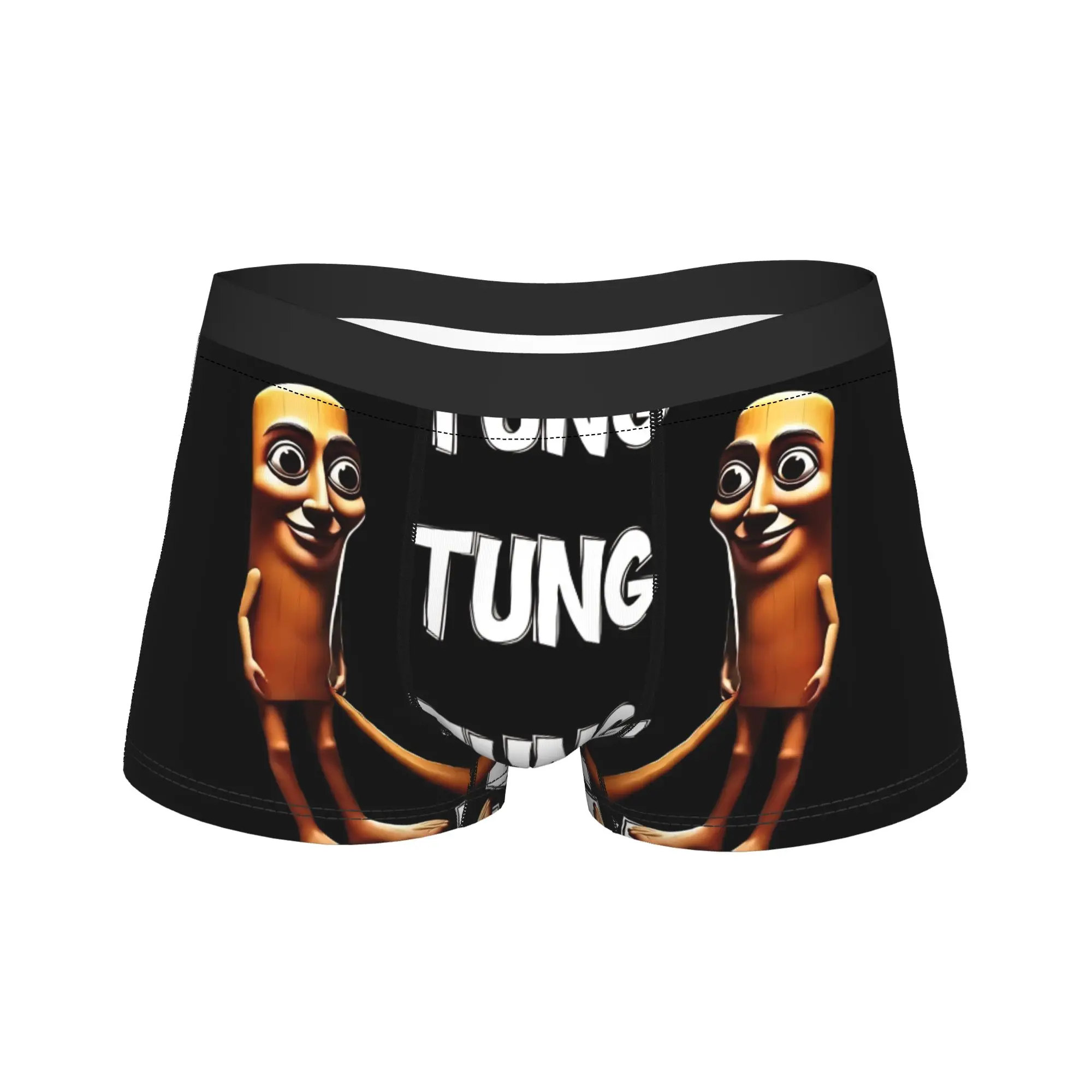 

Tung Tung Tung Sahur Trunk 3D Чехол Нижнее белье Лидер продаж Таможенные шорты Трусы Забавные мужские трусы размера плюс