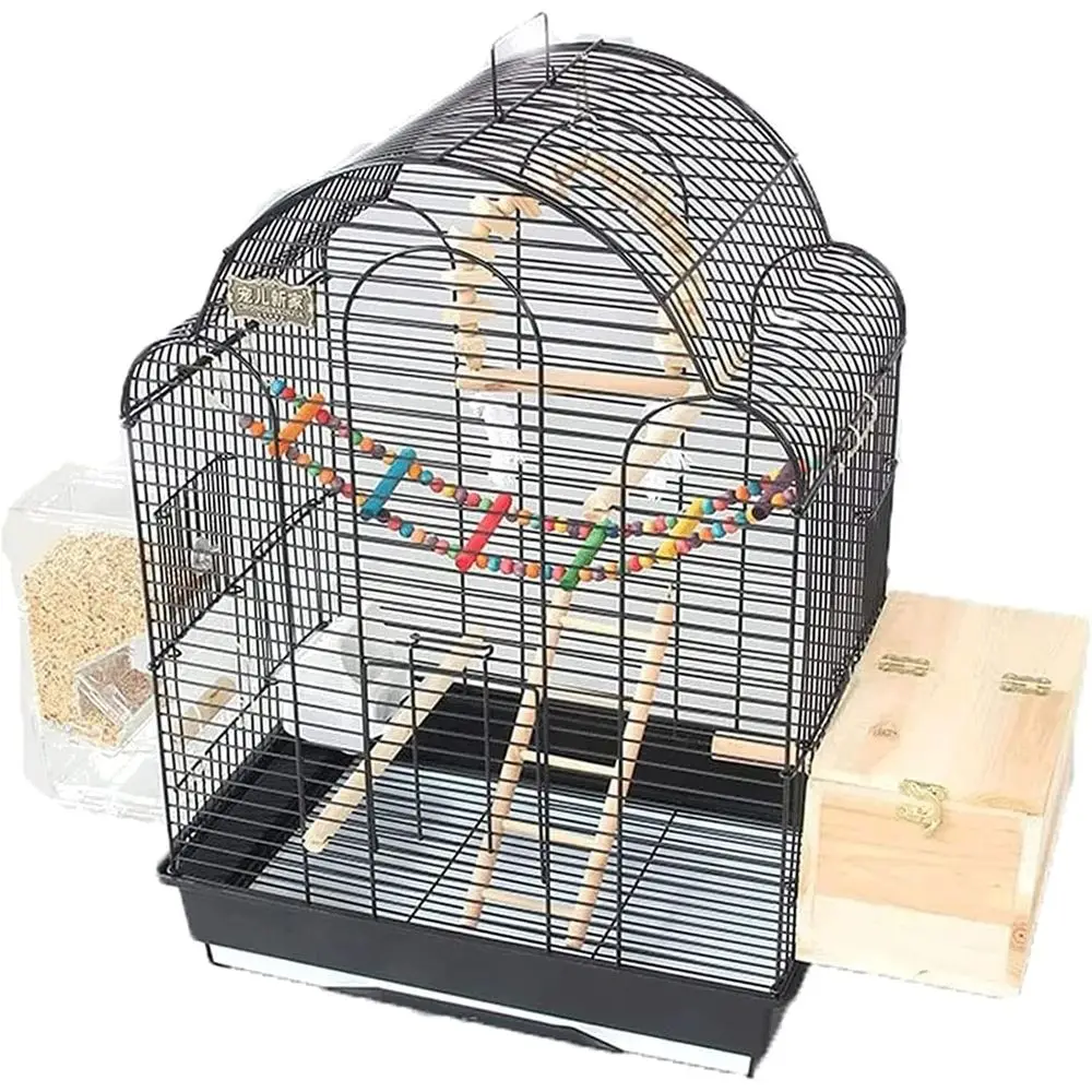 

Large Metal Parrot Cage for Home & Commercial Use: Ideal for Breeding and Flight in Various Sizes