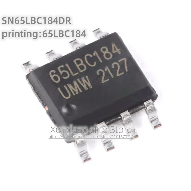 10pcs/lot SN65LBC184DR printing 65LBC184 SOP-8 package Differential transceiver chip for transient voltage suppression