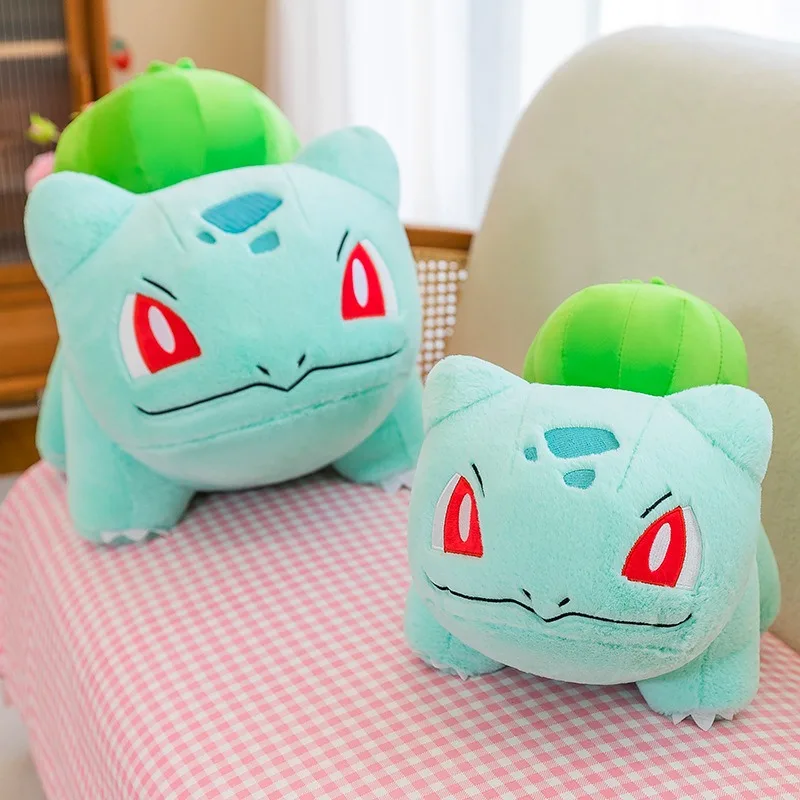 30-80cm Large Size Pokemon Plush Toys Bulbasaur Rabbit Hair Kawaii Pokémon Plushie Dolls Soft Pillow Anime Gifts for Childrens