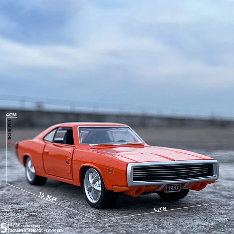 1:32 Dodge Charger R/T 1970 Legierung Muscle Car Modell Sound und Licht Zurückziehen Kinderspielzeug Sammlerstücke Geburtstagsgeschenk Preis: