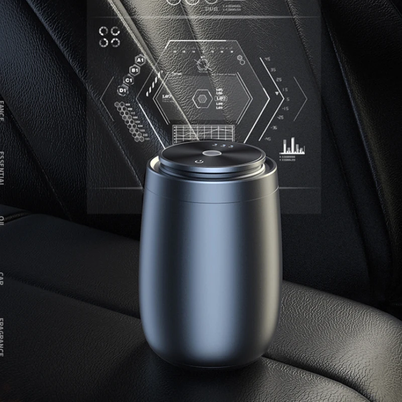 Ultrasonic Car and Home Aroma Diffuser Two Working Modes Rechargeable Scent Air Freshener Fragrance Machine with 100ml oil